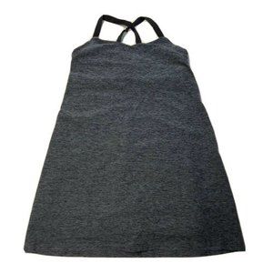 Beyond Yoga Yogaworks Dark Gray Black Romper Workout Yoga Pilates Medium EUC